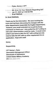 west point admissions essay